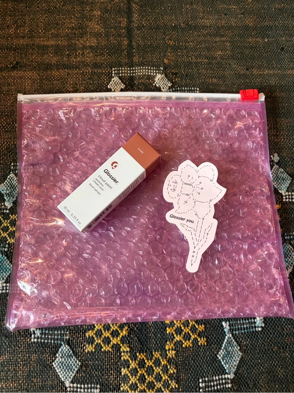 Glossier cloud paint